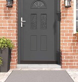 VidaXL Zelfklevende Deurborstels 2 pcs Bruin 100 cm Aluminium Legering