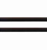 VidaXL Zelfklevende Deurborstels 2 pcs Bruin 100 cm Aluminium Legering