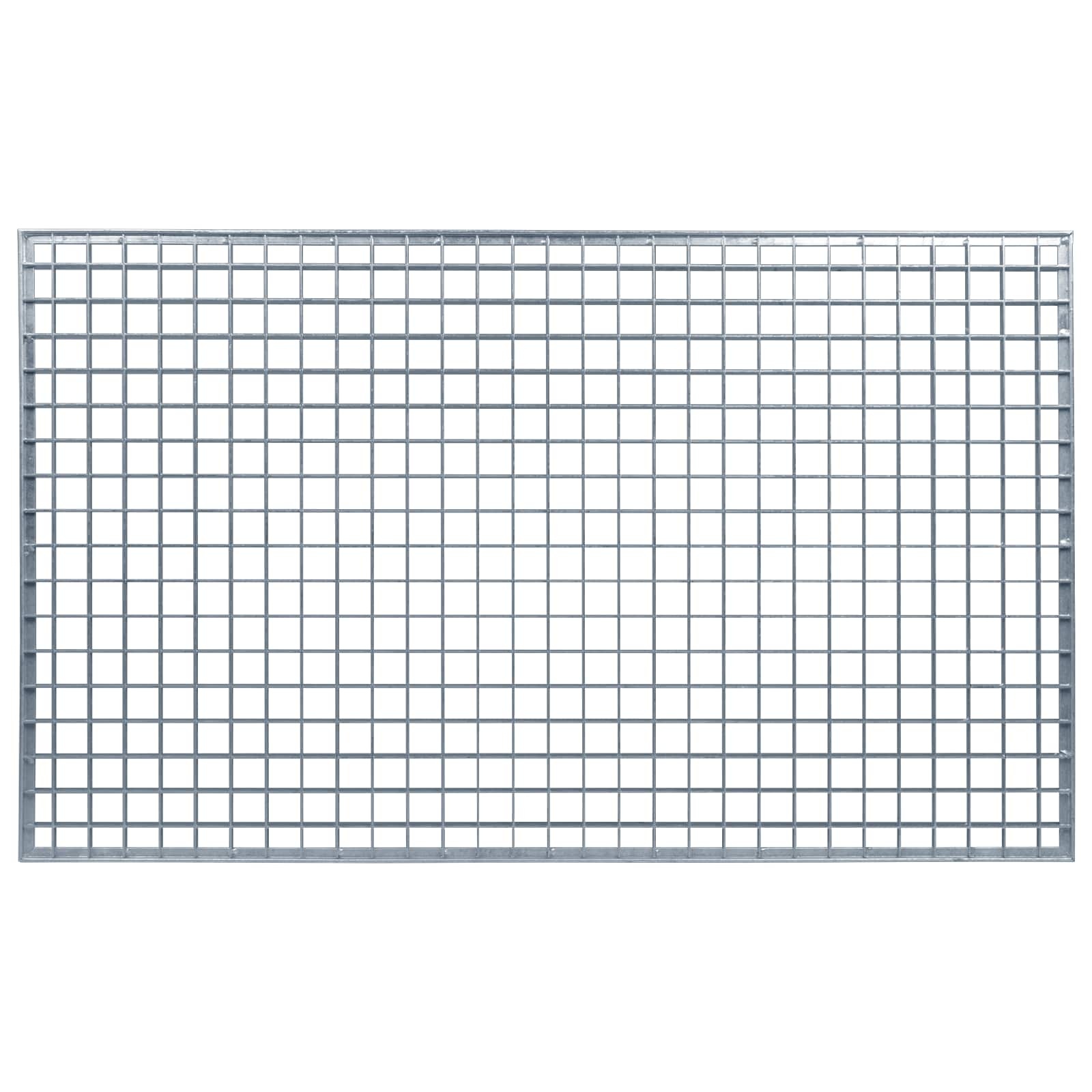 VidaXL Rooster Zilver 100 x 60 x 2 cm Warmgedipt Gegalvaniseerd Staal