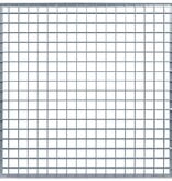 VidaXL Rooster Zilver 60 x 60 x 2 cm Warmgedipt Gegalvaniseerd Staal