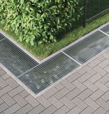 VidaXL Rooster Zilver 100 x 50 x 2 cm Warmgedipt Gegalvaniseerd Staal