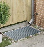 VidaXL Rooster Zilver 80 x 50 x 2 cm Warmgedipt Gegalvaniseerd Staal