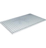 VidaXL Rooster Zilver 80 x 50 x 2 cm Warmgedipt Gegalvaniseerd Staal