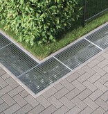 VidaXL Rooster Zilver 80 x 50 x 2 cm Warmgedipt Gegalvaniseerd Staal