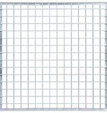 VidaXL Rooster Zilver 50 x 50 x 2 cm Warmgedipt Gegalvaniseerd Staal