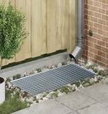 VidaXL Rooster Zilver 80 x 40 x 2 cm Warmgedipt Gegalvaniseerd Staal