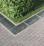 VidaXL Rooster Zilver 80 x 40 x 2 cm Warmgedipt Gegalvaniseerd Staal