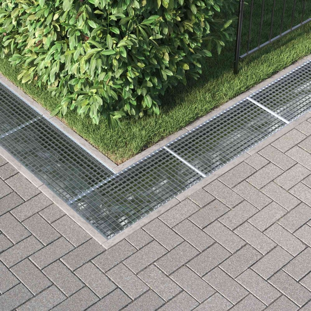 VidaXL Rooster Zilver 80 x 40 x 2 cm Warmgedipt Gegalvaniseerd Staal