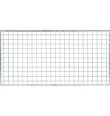 VidaXL Rooster Zilver 80 x 40 x 2 cm Warmgedipt Gegalvaniseerd Staal