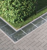 VidaXL Rooster Zilver 60 x 40 x 2 cm Warmgedipt Gegalvaniseerd Staal