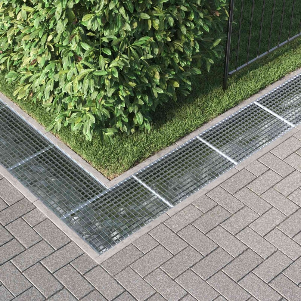 VidaXL Rooster Zilver 60 x 40 x 2 cm Warmgedipt Gegalvaniseerd Staal