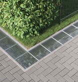 VidaXL Rooster Zilver 40 x 40 x 2 cm Warmgedipt Gegalvaniseerd Staal