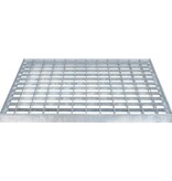 VidaXL Rooster Zilver 40 x 40 x 2 cm Warmgedipt Gegalvaniseerd Staal