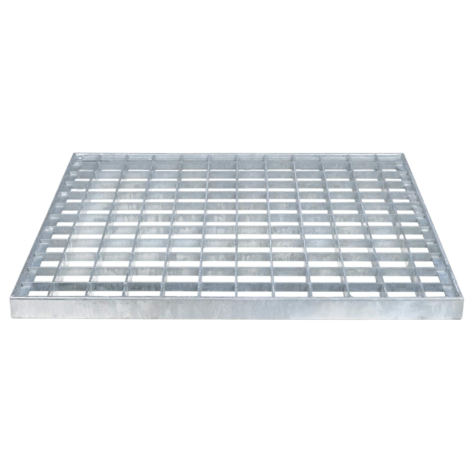 VidaXL Rooster Zilver 40 x 40 x 2 cm Warmgedipt Gegalvaniseerd Staal