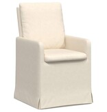 VidaXL Eetstoelen 2 pcs Beige 57 x 67 x 98 cm Linnen