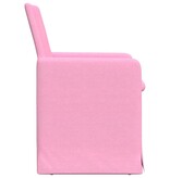 VidaXL Eetstoelen 2 pcs Roze 57 x 67 x 95 cm Stof