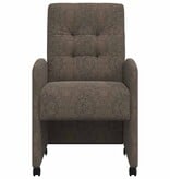 VidaXL Eetstoelen 2 pcs Donkergrijs 57 x 67 x 98 cm Faux suede leer