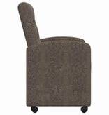 VidaXL Eetstoelen 2 pcs Donkergrijs 57 x 67 x 98 cm Faux suede leer