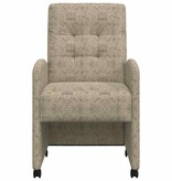 VidaXL Eetstoelen 2 pcs Lichtgrijs 57 x 67 x 98 cm Faux suede leer