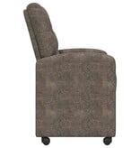 VidaXL Eetstoelen 2 pcs Donkergrijs 58 x 67 x 97 cm Faux suede leer