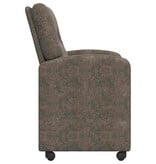 VidaXL Eetstoelen 2 pcs Donkergrijs 57 x 67 x 95 cm Faux suede leer