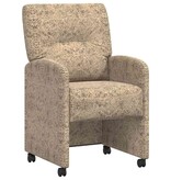 VidaXL Eetstoelen 2 pcs Lichtgrijs 57 x 67 x 95 cm Faux suede leer