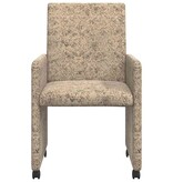 VidaXL Eetstoelen 2 pcs Lichtgrijs 57 x 66 x 94 cm Faux suede leer