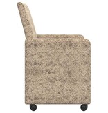 VidaXL Eetstoelen 2 pcs Lichtgrijs 57 x 66 x 94 cm Faux suede leer