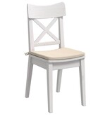 VidaXL Zitkussens 4 pcs Beige 40 x 40 x 3 cm Microvezel Stof