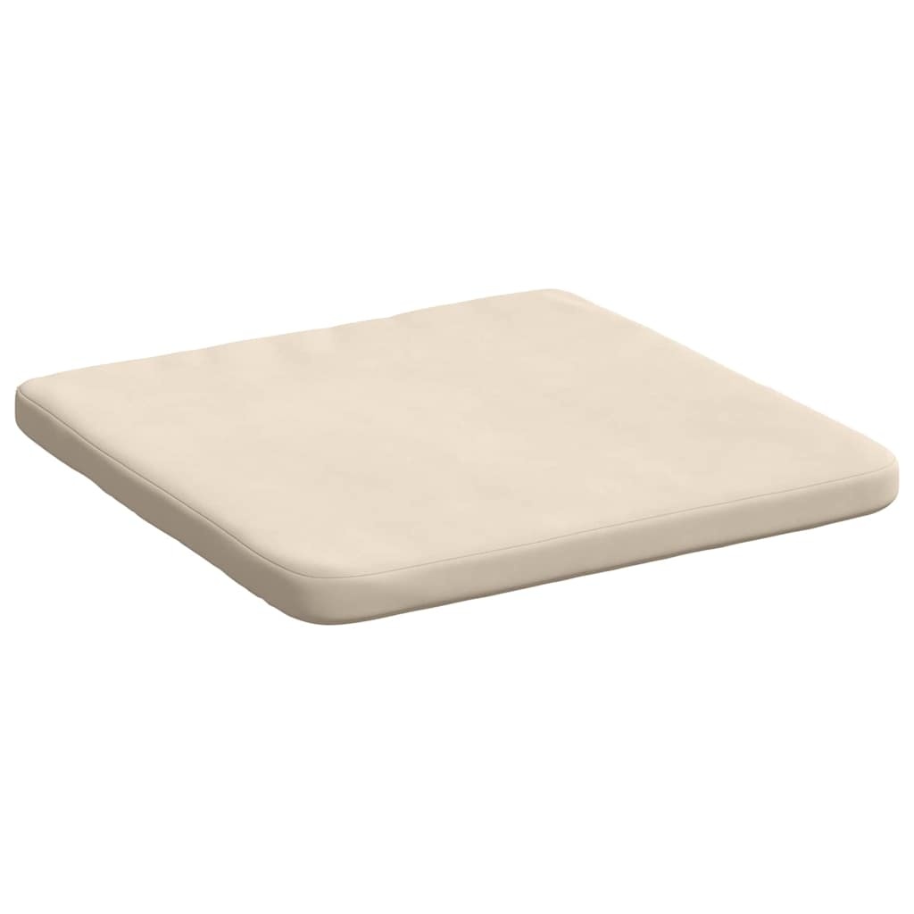 VidaXL Zitkussens 4 pcs Beige 40 x 40 x 3 cm Microvezel Stof