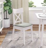 VidaXL Zitkussens 4 pcs Lichtgrijs 40 x 40 x 3 cm Microvezel Stof