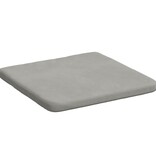 VidaXL Zitkussens 4 pcs Lichtgrijs 40 x 40 x 3 cm Microvezel Stof