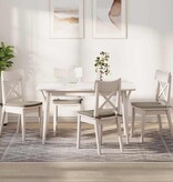 VidaXL Zitkussens 4 pcs Taupe 40 x 40 x 3 cm Microvezel Stof