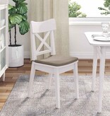 VidaXL Zitkussens 4 pcs Taupe 40 x 40 x 3 cm Microvezel Stof