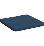 VidaXL Zitkussens 4 pcs Blauw 40 x 40 x 3 cm Stof