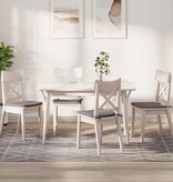 VidaXL Zitkussens 4 pcs Taupe 40 x 40 x 3 cm Stof