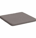 VidaXL Zitkussens 4 pcs Taupe 40 x 40 x 3 cm Stof