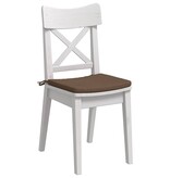 VidaXL Zitkussens 4 pcs Bruin 40 x 40 x 3 cm Stof