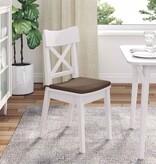 VidaXL Zitkussens 4 pcs Bruin 40 x 40 x 3 cm Stof