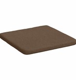 VidaXL Zitkussens 4 pcs Bruin 40 x 40 x 3 cm Stof