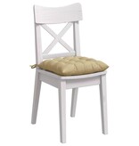 VidaXL Zitkussens 4 pcs Grijs groen 40 x 40 x 6 cm Katoen Stof