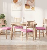 VidaXL Zitkussens 2 pcs Roze 40 x 40 x 6 cm Stof