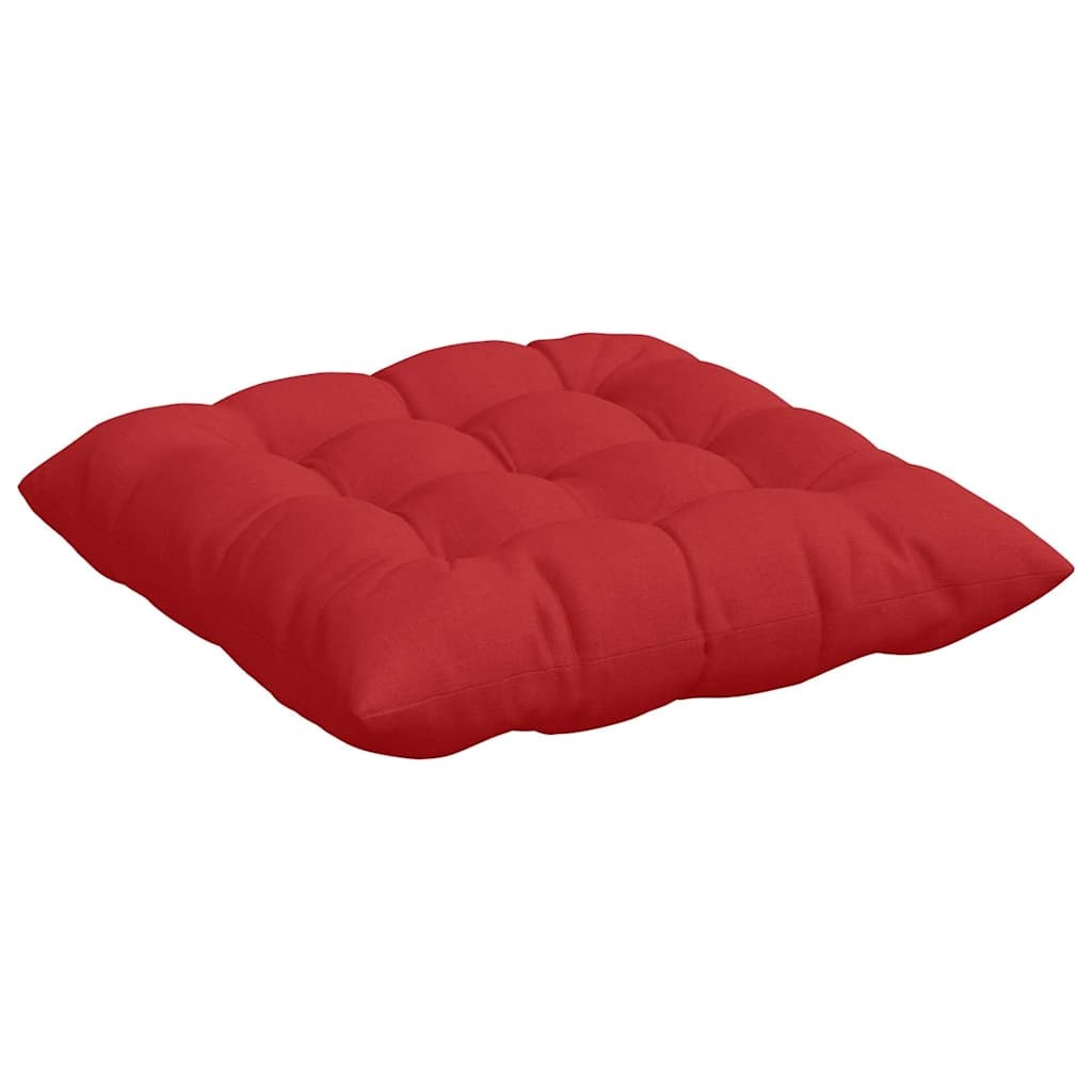 VidaXL Zitkussens 2 pcs Rood 40 x 40 x 6 cm Stof