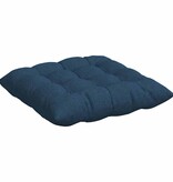 VidaXL Zitkussens 2 pcs Blauw 40 x 40 x 6 cm Stof