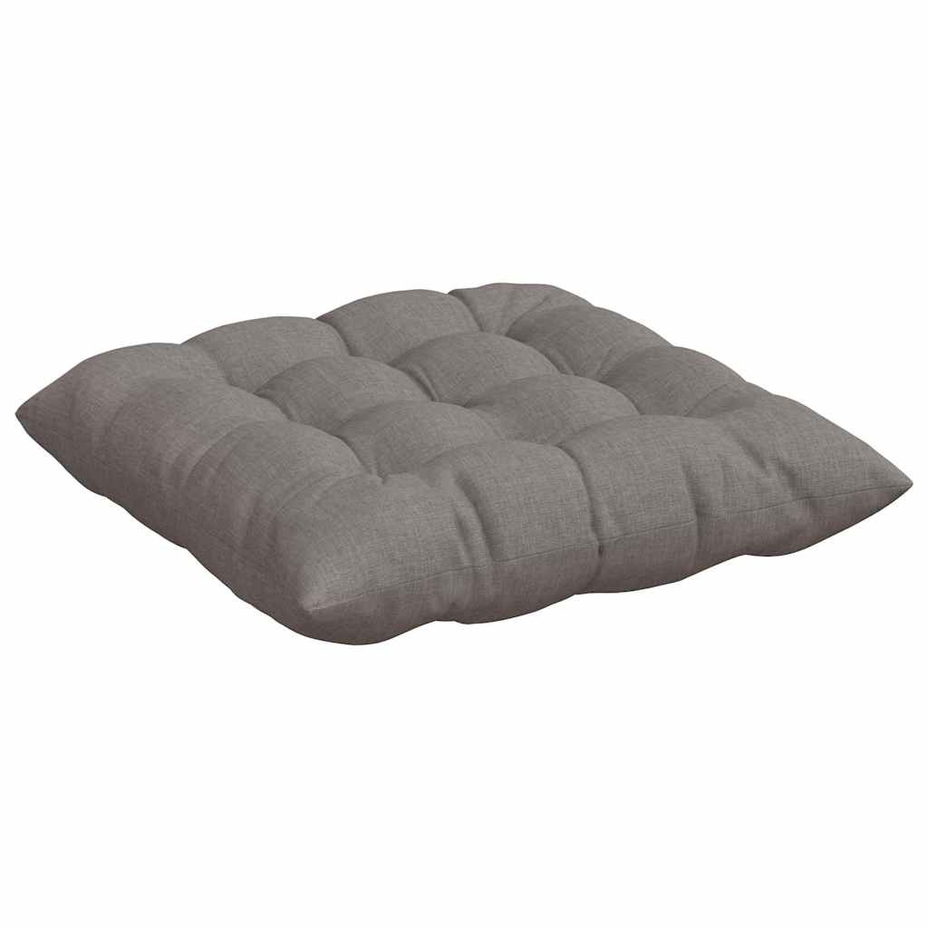 VidaXL Zitkussens 2 pcs Taupe 40 x 40 x 6 cm Stof