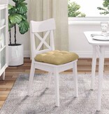 VidaXL Zitkussens 4 pcs Grijs groen 45 x 45 cm Katoen Stof