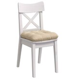 VidaXL Zitkussens 4 pcs Crème 45 x 45 cm Microvezel Stof