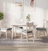 VidaXL Zitkussens 4 pcs Lichtgrijs 45 x 45 cm Microvezel Stof