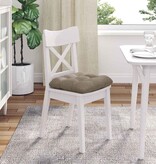 VidaXL Zitkussens 4 pcs Taupe 45 x 45 cm Microvezel Stof