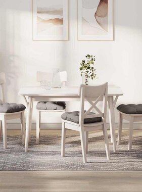 VidaXL Zitkussens 4 pcs Taupe 45 x 45 x 12 cm Stof